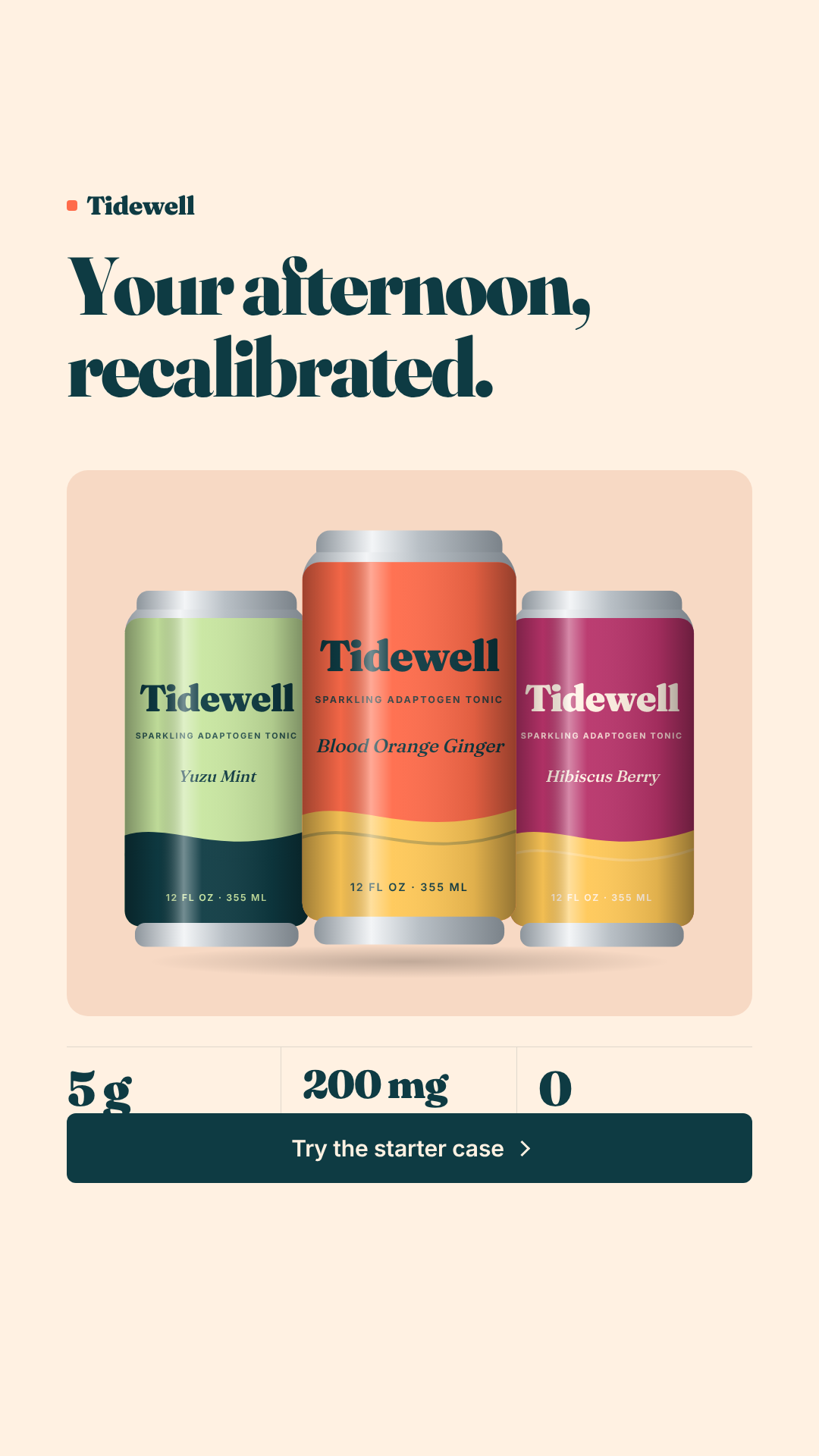 Tidewell: story ad